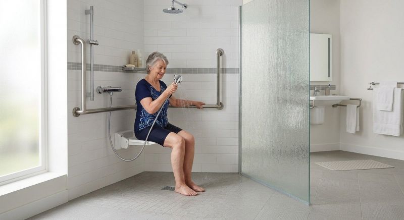 Elderly Shower Installation in Framingham, MA